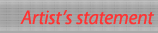 Artist's Statement